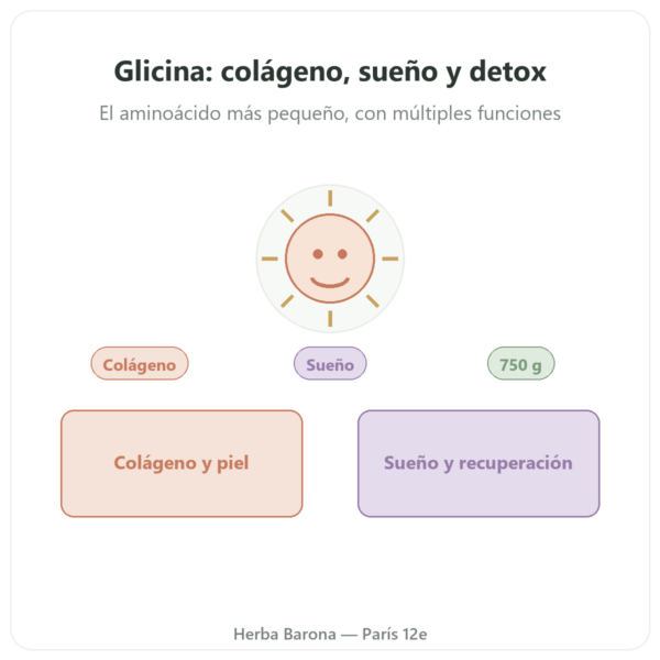 Glicina Cristalizada en Polvo – 750 g – Nutrimuscle presentación Paris Herba Barona
