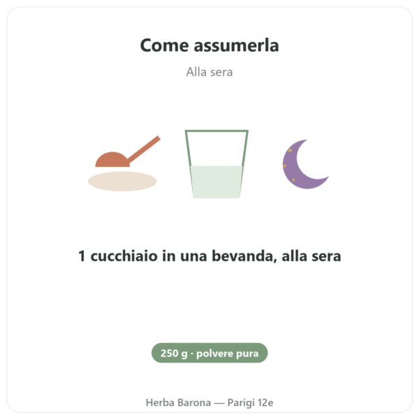 Glicina aminoacido in polvere pura 250 g – Dynveo modo d'uso e dosaggio Paris Herba Barona
