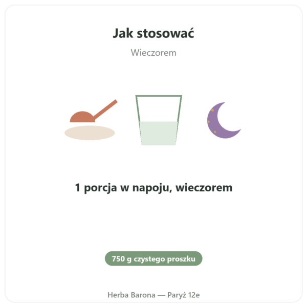 Glicyna Krystaliczna w Proszku 750g – Nutrimuscle sposób użycia i dawkowanie Paris Herba Barona