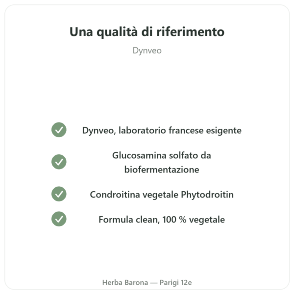 Glucosamina-Condroitina vegetale 180 capsule – Dynveo qualità Paris Herba Barona