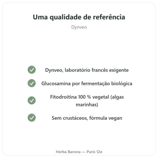 Glucosamina & Condroitina – 60 cápsulas qualidade Paris Herba Barona