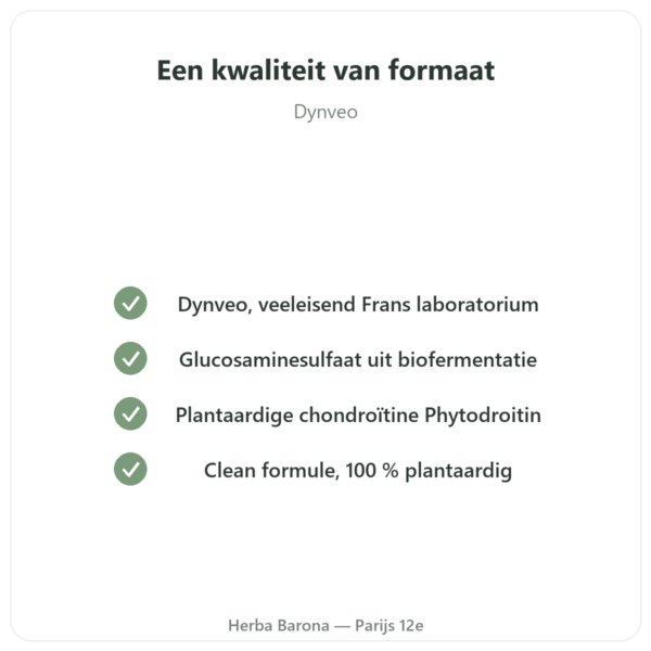 Plantaardige Glucosamine-Chondroïtine 180 capsules – Dynveo kwaliteit Paris Herba Barona
