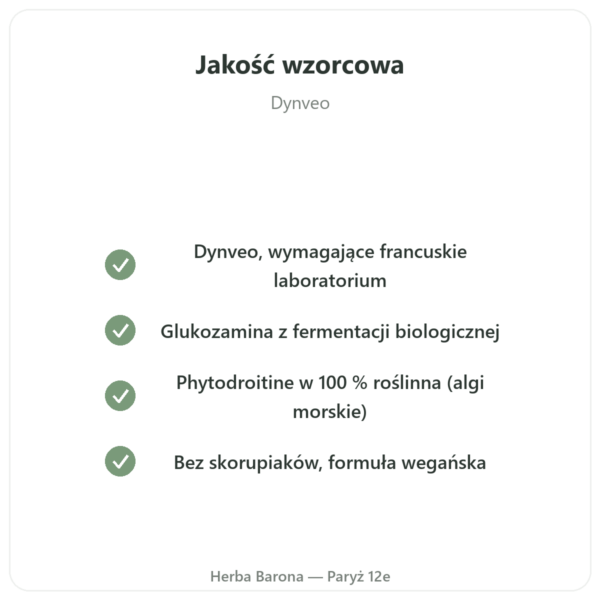 Glukozamina i Chondroityna – 60 kapsułek jakość Paris Herba Barona