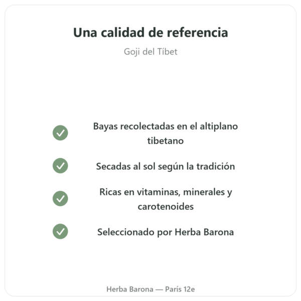 Goji del Tíbet – 500 g calidad Paris Herba Barona