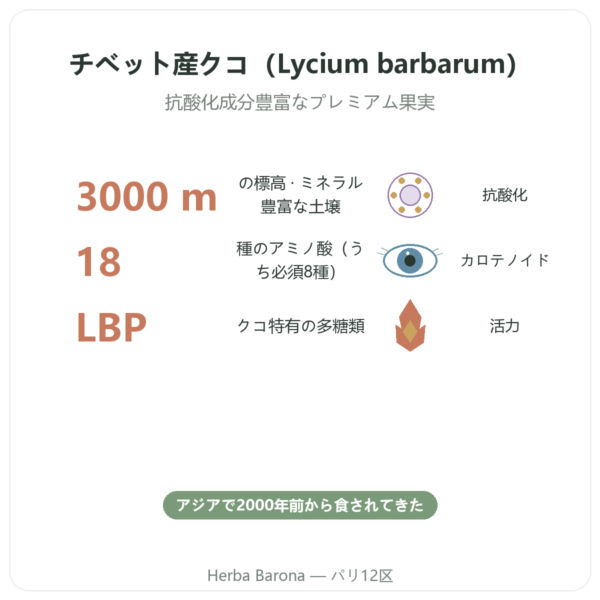 チベット産ゴジベリー – 1 X 500 g benefits and key facts Paris Herba Barona
