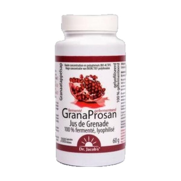 Granaprosan-Dr Jacob-100 gélules (elixir de grenade en capsules) Paris Herba Barona
