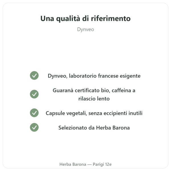 Guaranà bio caffeina – Dynveo – 60 capsule qualità Paris Herba Barona