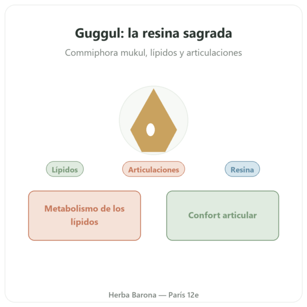 Guggul – Ayur-vana – 60 Cápsulas presentación Paris Herba Barona