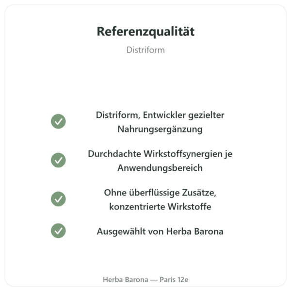 Haifischleberöl – Distriform' – 120 Kapseln Qualität Paris Herba Barona