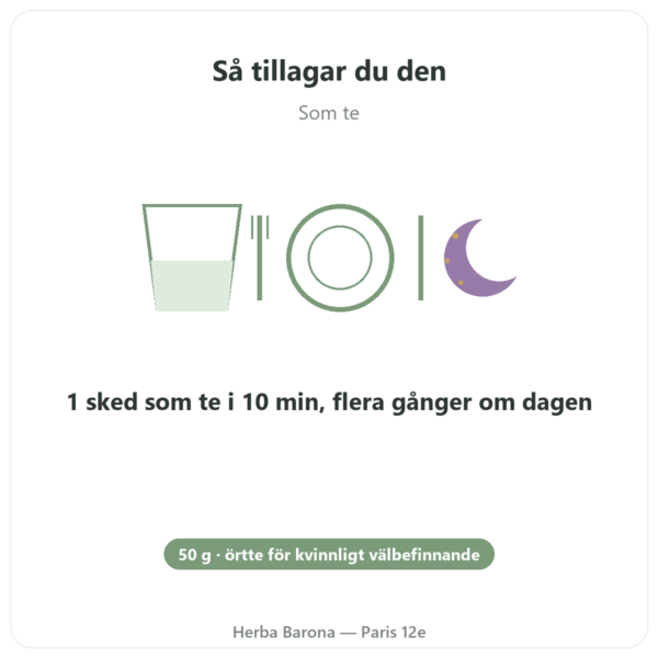 Hallonblad Ekologiska – Les Jardins de Gaïa – 50 g användning och dosering Paris Herba Barona