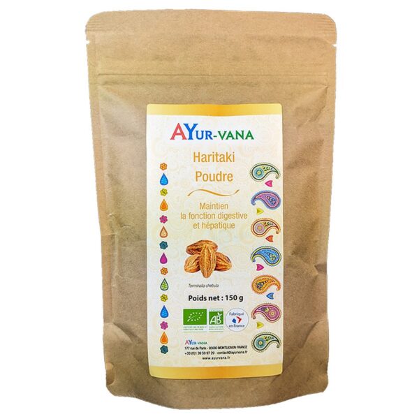 Haritaki bio Ayur-vana 150 g poudre Paris Herba Barona