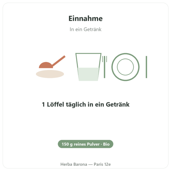 Haritaki Bio Pulver – 150 g – Ayur-vana Anwendung und Dosierung Paris Herba Barona
