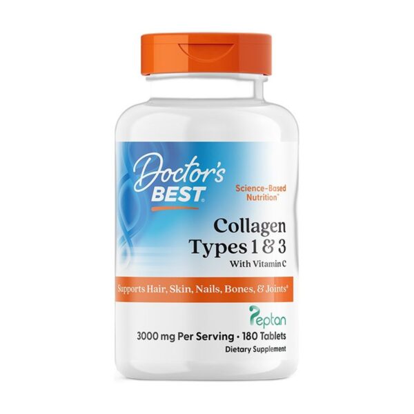 Collagene bovin en tablettes Type 1 and 3 Doctor's Best Paris Herba Barona