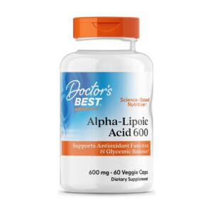 Acide alpha-lipoïque 600 mg 60 gélules Doctor's Best Paris Herba Barona