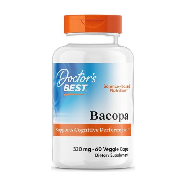 Bacopa Synapsa 320 mg 60 gelules Doctor's Best a Paris Herba Barona