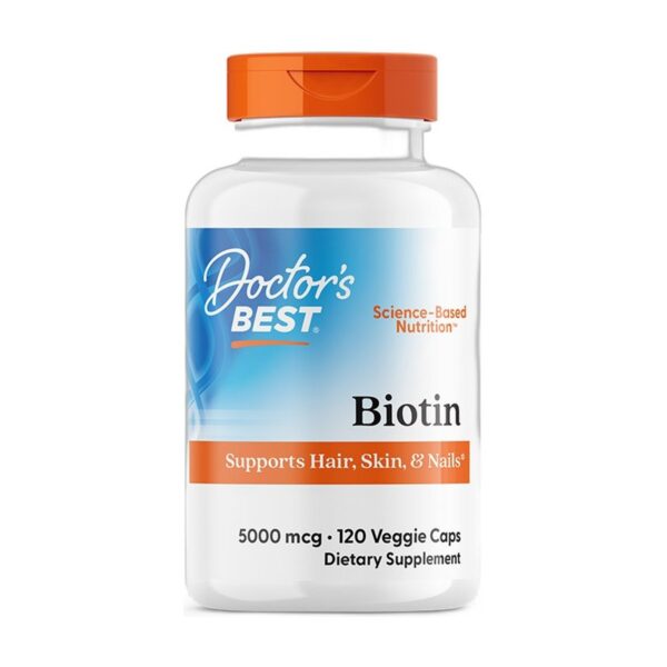 Biotine 5000 mcg 120 gélules Doctor's best Paris Herba Barona