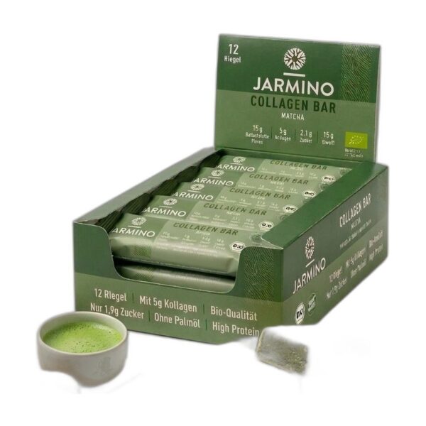 Barre de collagène matcha Jarmino Paris Herba Barona