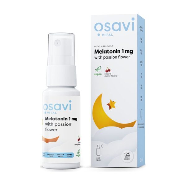 Osavi Mélatonine Passiflore Spray Cherry 1mg 25ml Paris Herba Barona