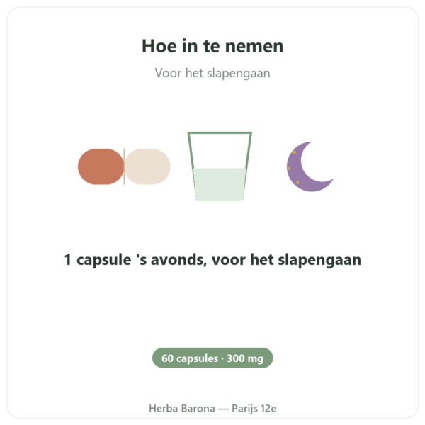 Zuiver Honokiol Dynveo 300 mg gebruiksaanwijzing en dosering Paris Herba Barona