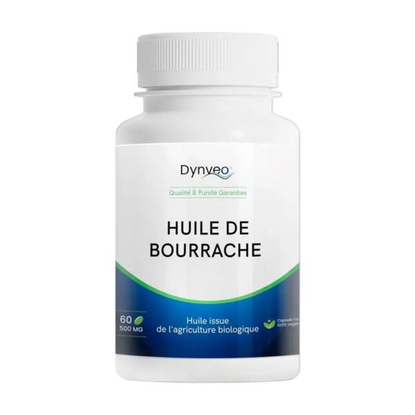 Huile Bourrache – Dynveo – 500 mg – 60 Gél. 20% acide gamma linolénique Dynveo Paris 12e Herba Barona