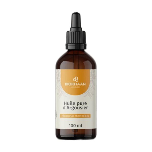 Huile Végétale d'Argousier Bio – Flacon 100ml – Hydratation Peau & Muqueuses Omega 7 – Biokha... Paris Herba Barona