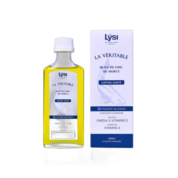 Huile Foie de Morue Nature LYSI 240ml Paris Herba Barona