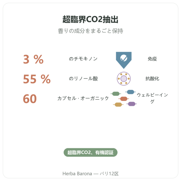 ブラックシードオイル(ニゲラ・黒クミン) – Dynveo – 60カプセル benefits and key facts Paris Herba Barona