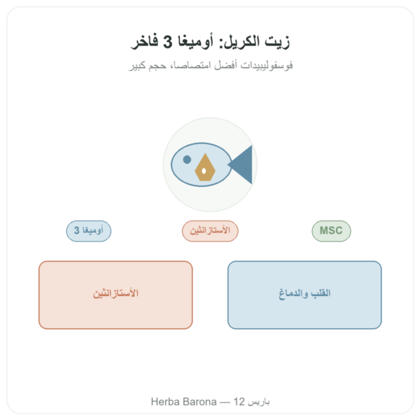 زيت الكريل – Dynveo – 180 كبسولة – جودة Superba Boost عرض المنتج Paris Herba Barona