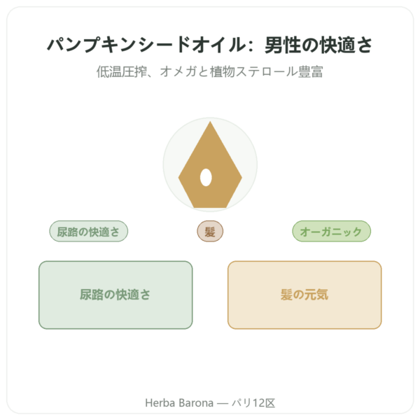 パンプキンシードオイル Dynveo 60カプセル presentation Paris Herba Barona