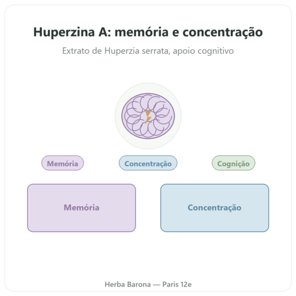 Huperzina A – Dynveo – 60 cápsulas apresentação Paris Herba Barona
