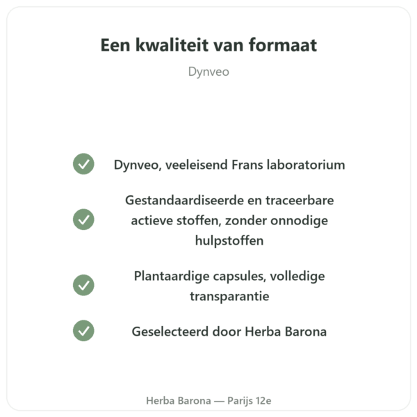 Huperzine A – Dynveo – 60 capsules kwaliteit Paris Herba Barona