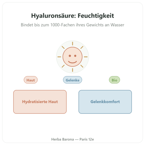 Hyaluronsäure Bio GreenIuronic® – Dynveo – 60 Kapseln Vorstellung Paris Herba Barona