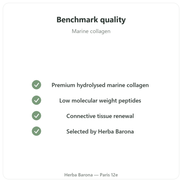 Hydrolysed Marine Collagen Capsules quality Paris Herba Barona
