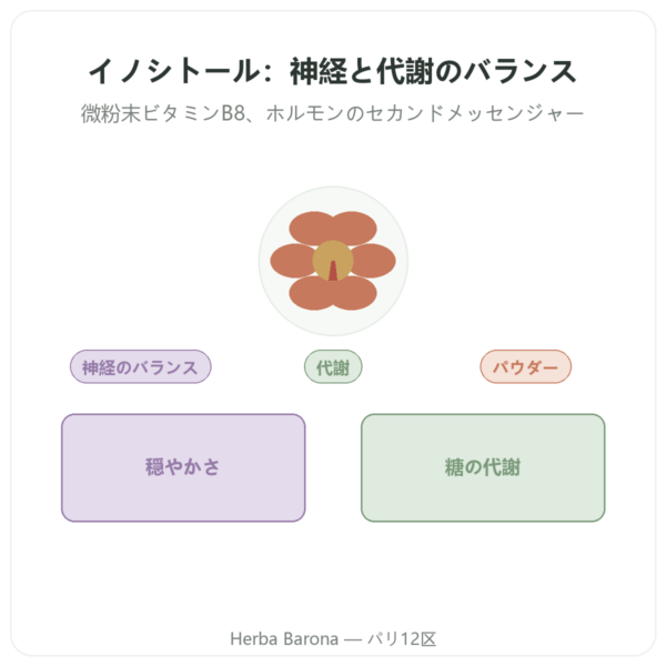 イノシトール ピュアパウダー Now Foods 113 g – 微粉末ビタミンB8 presentation Paris Herba Barona