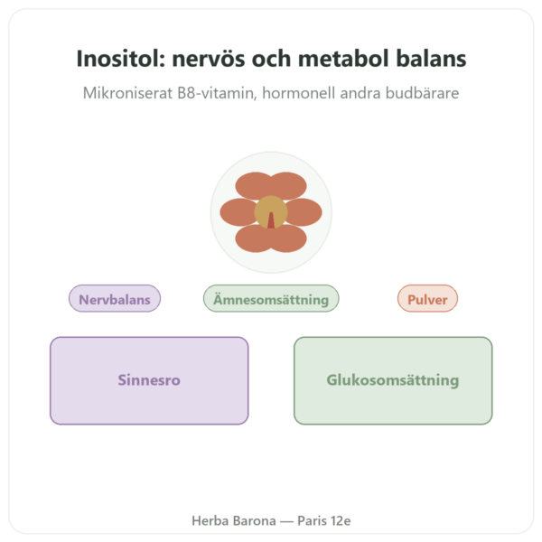 Inositol Rent Pulver Now Foods 113 g - Mikroniserat Vitamin B8 presentation Paris Herba Barona