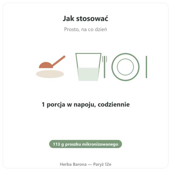 Inozytol Czysty Proszek Now Foods 113 g - Witamina B8 mikronizowana sposób użycia i dawkowanie Paris Herba Barona