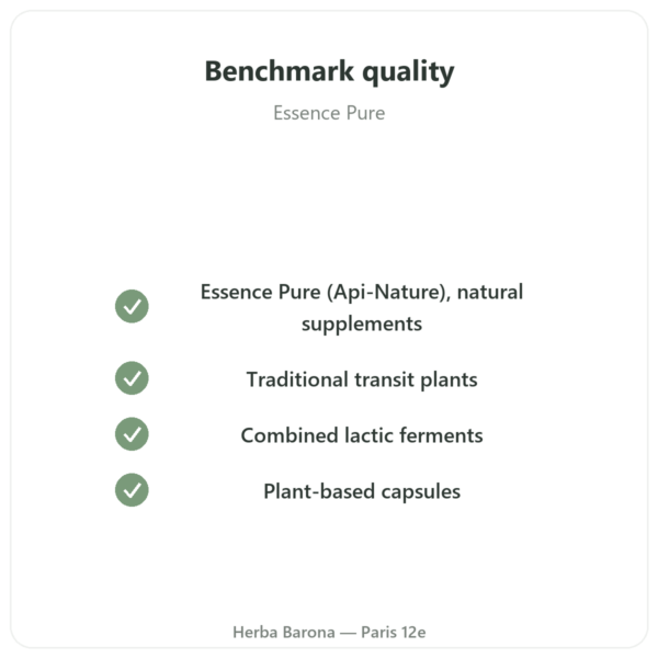 Intestinal Transit Essence Pure – 30 Capsules quality Paris Herba Barona