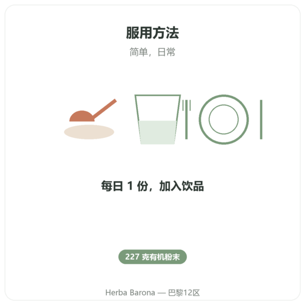 菊粉纯粉末 有机 Now Foods 227克 - 益生元 使用方法与建议剂量 Paris Herba Barona