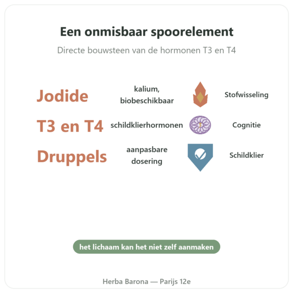 Jodium Druppels – Dr Jacob's voordelen en kerngegevens Paris Herba Barona