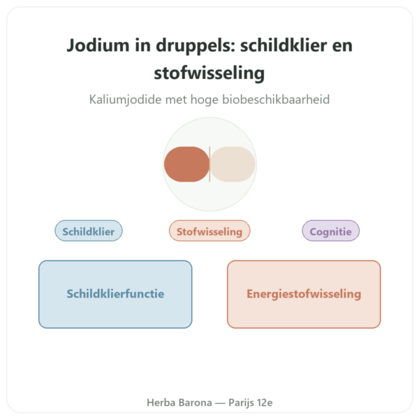 Jodium Druppels – Dr Jacob's presentatie Paris Herba Barona