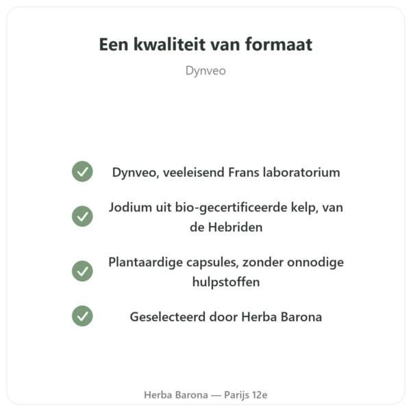 Biologisch Kelp-jodium Dynveo 150 µg kwaliteit Paris Herba Barona