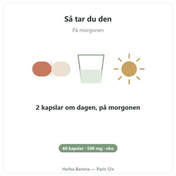 Klamath Ekologisk (AFA) – Dynveo – DLT Hydro Dri® – 500 mg / 60 kapslar användning och dosering Paris Herba Barona