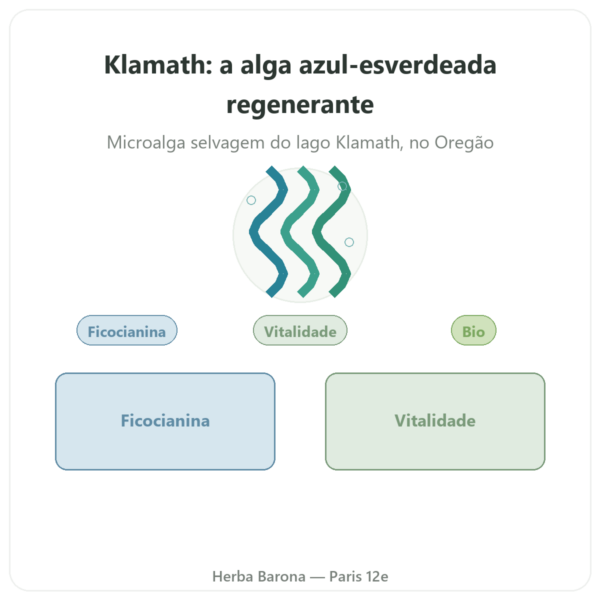 Klamath bio em Pó 150 g – Dynveo apresentação Paris Herba Barona