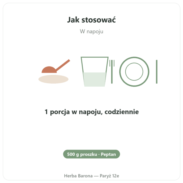 Kolagen Peptyd Typ 1 Wołowy 500g – Nutrimuscle sposób użycia i dawkowanie Paris Herba Barona