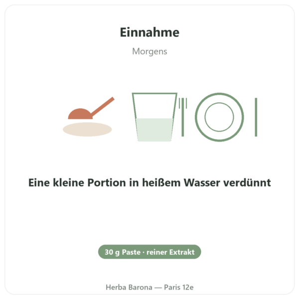 Koreanischer Ginseng in Paste – Reiner koreanischer Extrakt IL HWA – 30 g Dose Anwendung und Dosierung Paris Herba Barona