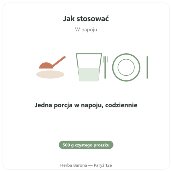 Kwas jabłkowy w proszku 500 g Nature et Partage sposób użycia i dawkowanie Paris Herba Barona