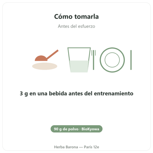 L-Citrulina en Polvo BioKyowa – 90 g – Nutrimuscle modo de empleo y dosis Paris Herba Barona