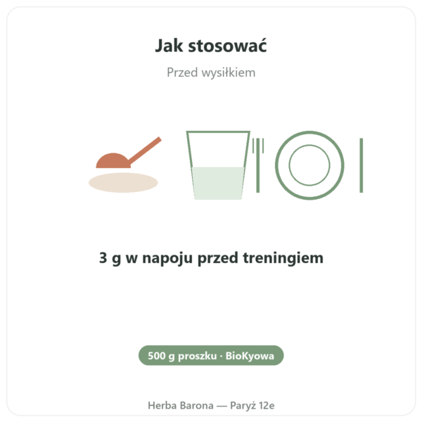 L-Cytrulina w proszku BioKyowa – Nutrimuscle – 500 g sposób użycia i dawkowanie Paris Herba Barona