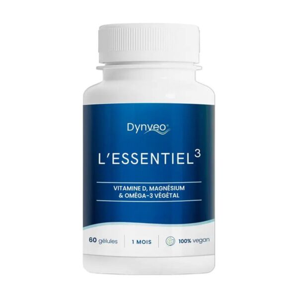 L' essentiel 3 – oméga-3 vitamine D magnésium – Dynveo – 60 Gél. – Cure 1 mois Dynveo Paris 12e Herba Barona