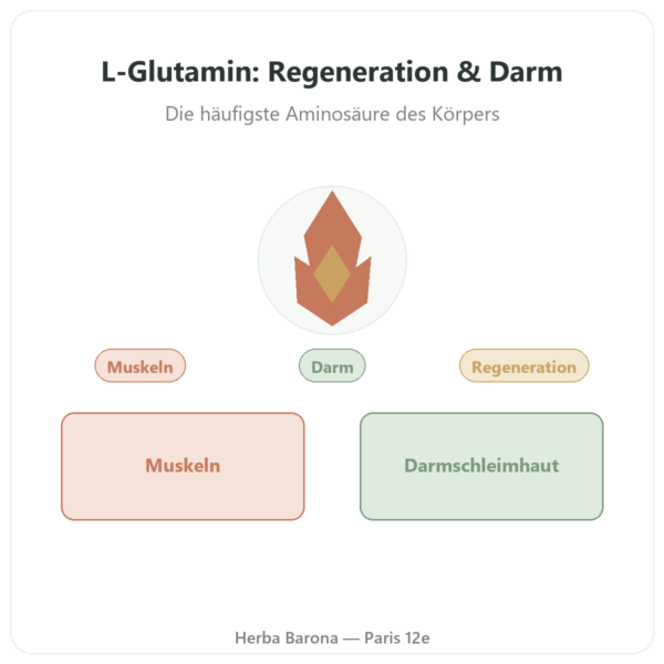 L-Glutamin Kyowa Quality® – Dynveo – 750 mg – 300 Kapseln Vorstellung Paris Herba Barona